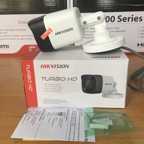 Camera HDTVI 2MP Hikvision DS-2CE16D3T-ITP trọn bộ