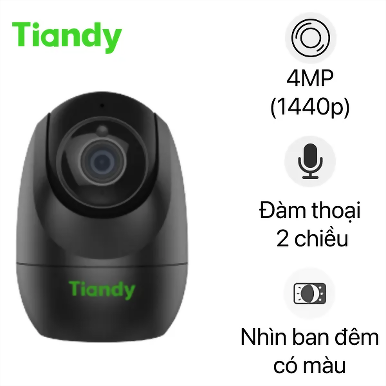 Hình ảnh sản phẩm Camera Wifi 360° 4MP Tiandy H620 Fullcolor - Camera Wifi 360° 4MP Tiandy H620 Fullcolor