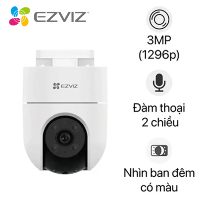 Hình ảnh sản phẩm Camera Wifi Ngoài Trời 360° 3MP EZVIZ H8C Pro 2K CGS.EV.12.W - Camera Wifi ngoài trời 360° 3MP EZVIZ H8C Pro 2K