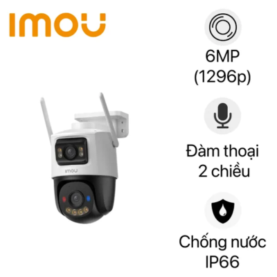 Hình ảnh sản phẩm Camera Wifi ngoài trời 360° 6MP Imou Cruiser Dual - Camera Wifi ngoài trời 360° 6MP Imou Cruiser Dual