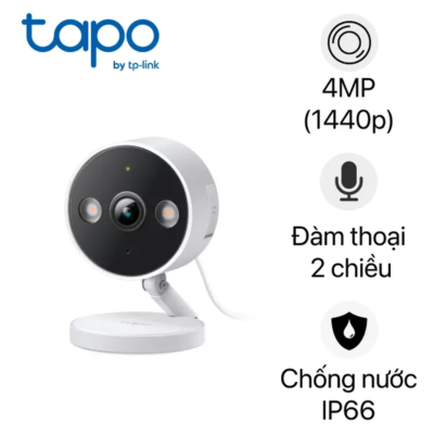 Hình ảnh sản phẩm Camera Wifi ngoài trời 4MP TP-Link Tapo C120 - Camera Wifi ngoài trời 4MP TP-Link Tapo C120