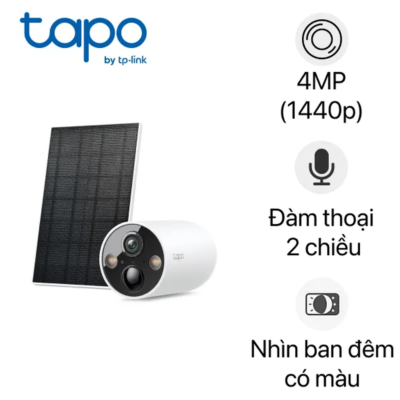 Hình ảnh sản phẩm Camera Wifi Solar 4MP TP-Link Tapo C425 Kit - Camera Wifi Solar 4MP TP-Link Tapo C425 Kit