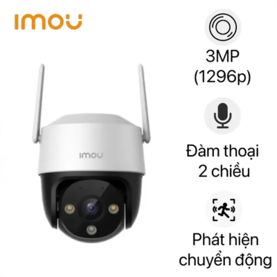 Hình ảnh sản phẩm Camera Wifi ngoài trời 360° 3MP IMOU S31FEP Full - Camera Wifi ngoài trời 360° 3MP IMOU S31FEP Full Color