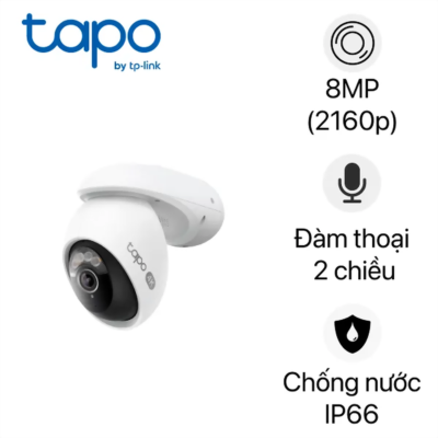 Hình ảnh sản phẩm Camera Wifi ngoài trời 360° 8MP TP-Link Tapo C560WS - Camera Wifi ngoài trời 360° 8MP TP-Link Tapo C560WS
